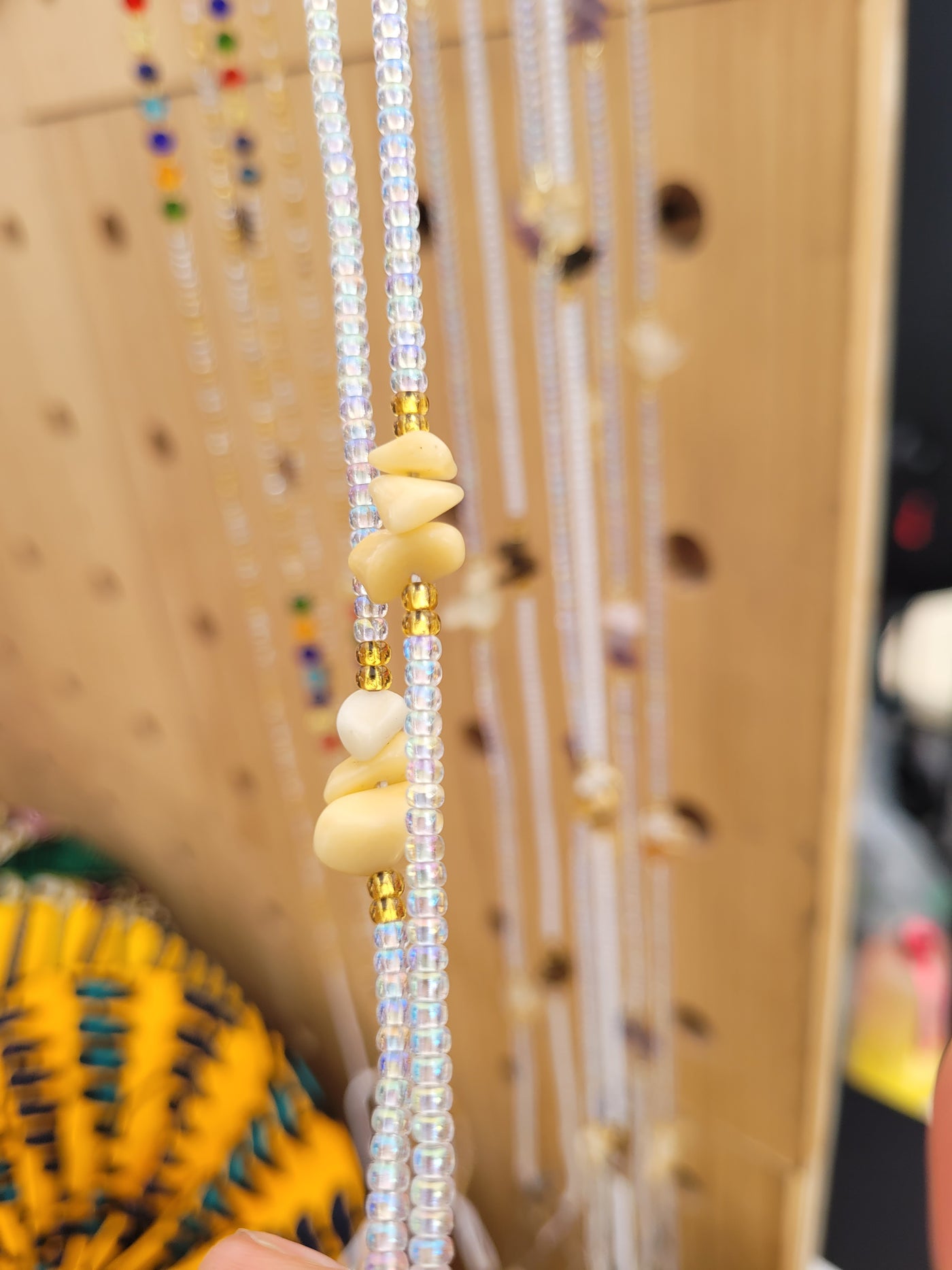 Yellow Jade Crystal Waist Beads