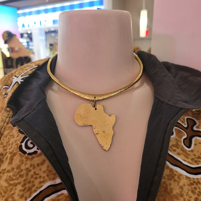 Africa Brass Necklace