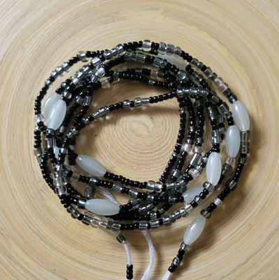 "Moonlight"-Glow in the Dark Waist Beads