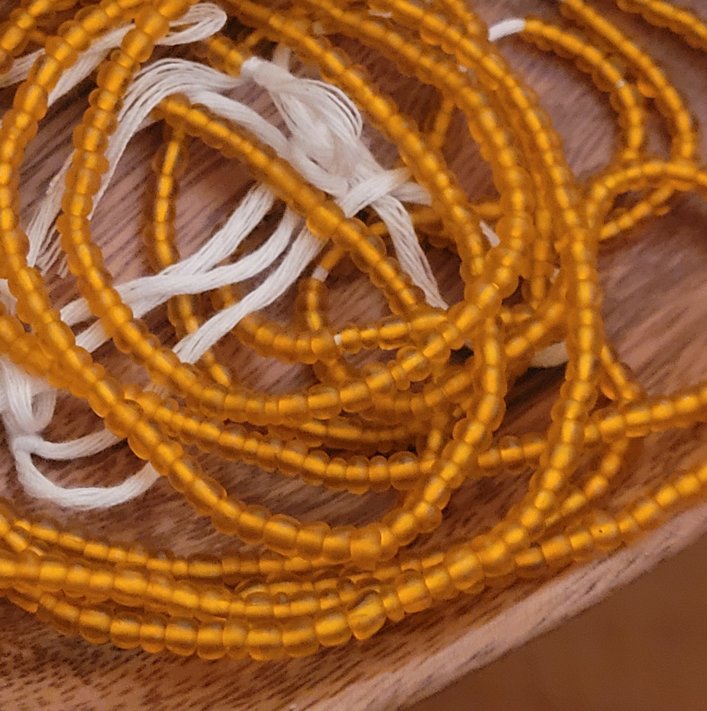 Solid Orange Waist Beads