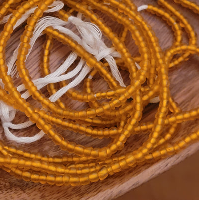 Solid Orange Waist Beads