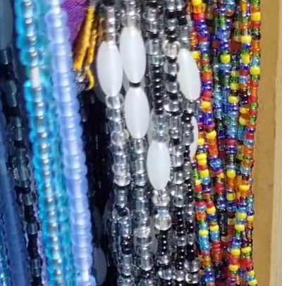 "Moonlight"-Glow in the Dark Waist Beads